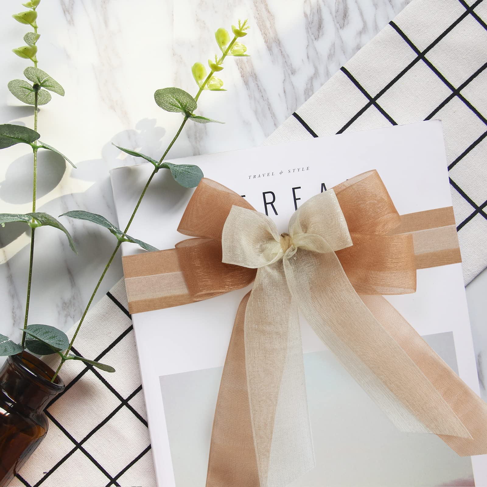 Amazon.com: Organza Ribbon Sheer Ribbon, 1